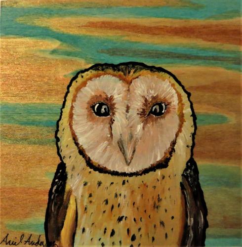 Happy Owl-SOLD 2016